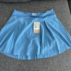 Nike Dri Fit Skirt Womens Medium Blue Athletic Tennis Golf Skirt New With Tags
