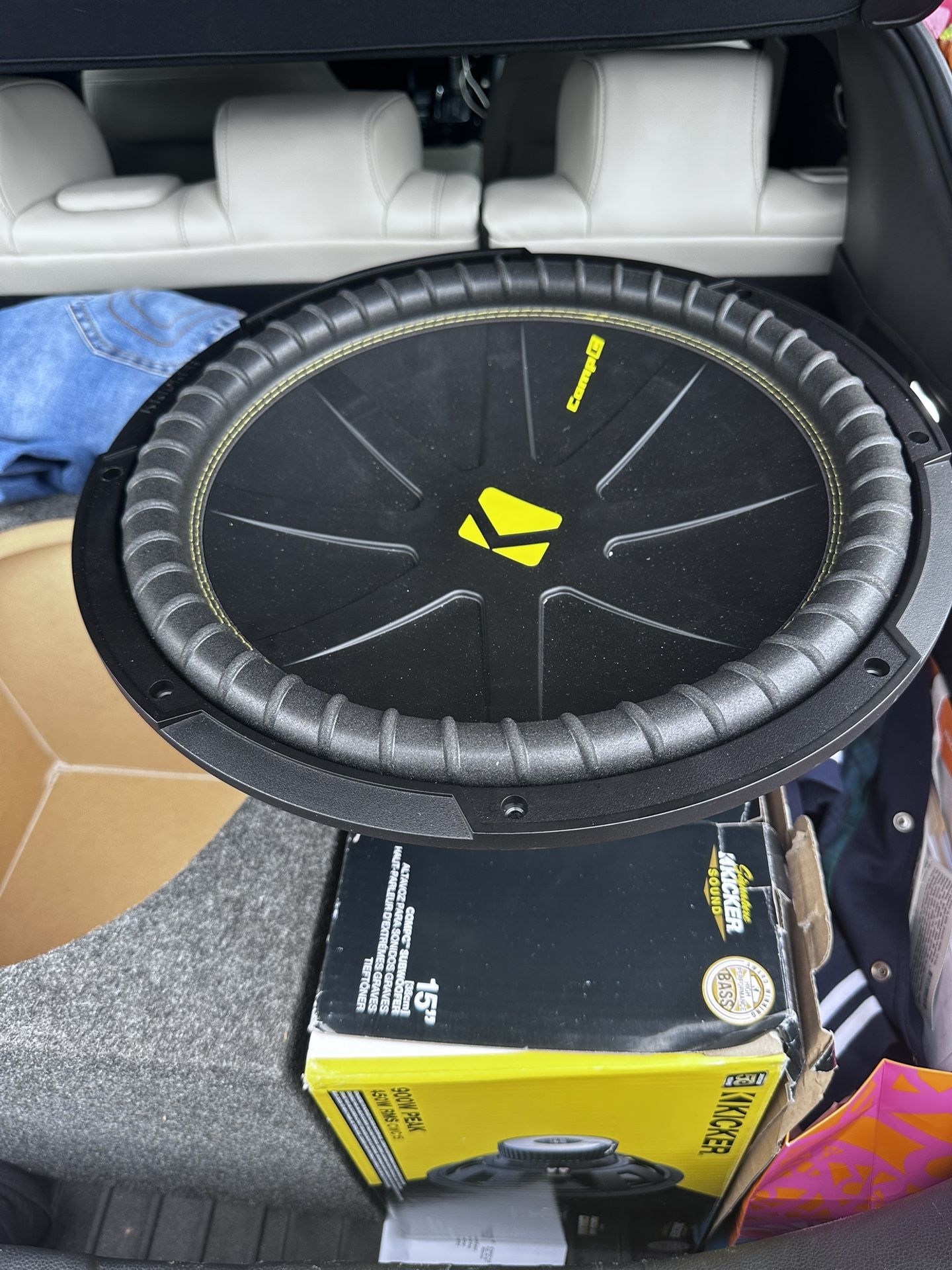 Brand New 15” Inch Kicker Comp Plus Brand New Box