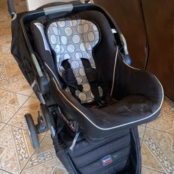 Baby stroller with baby car seat