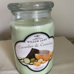 Large Glass Jar Willow Lane Candle