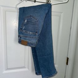 Blue Denim Ripped Jeans