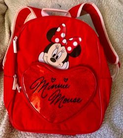 Minnie Mouse Red Kids Backpack 