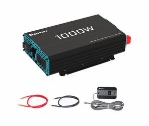 Renogy Inverter P2 1000W Pure Sine Wave Inverter 12V DC to 120V AC