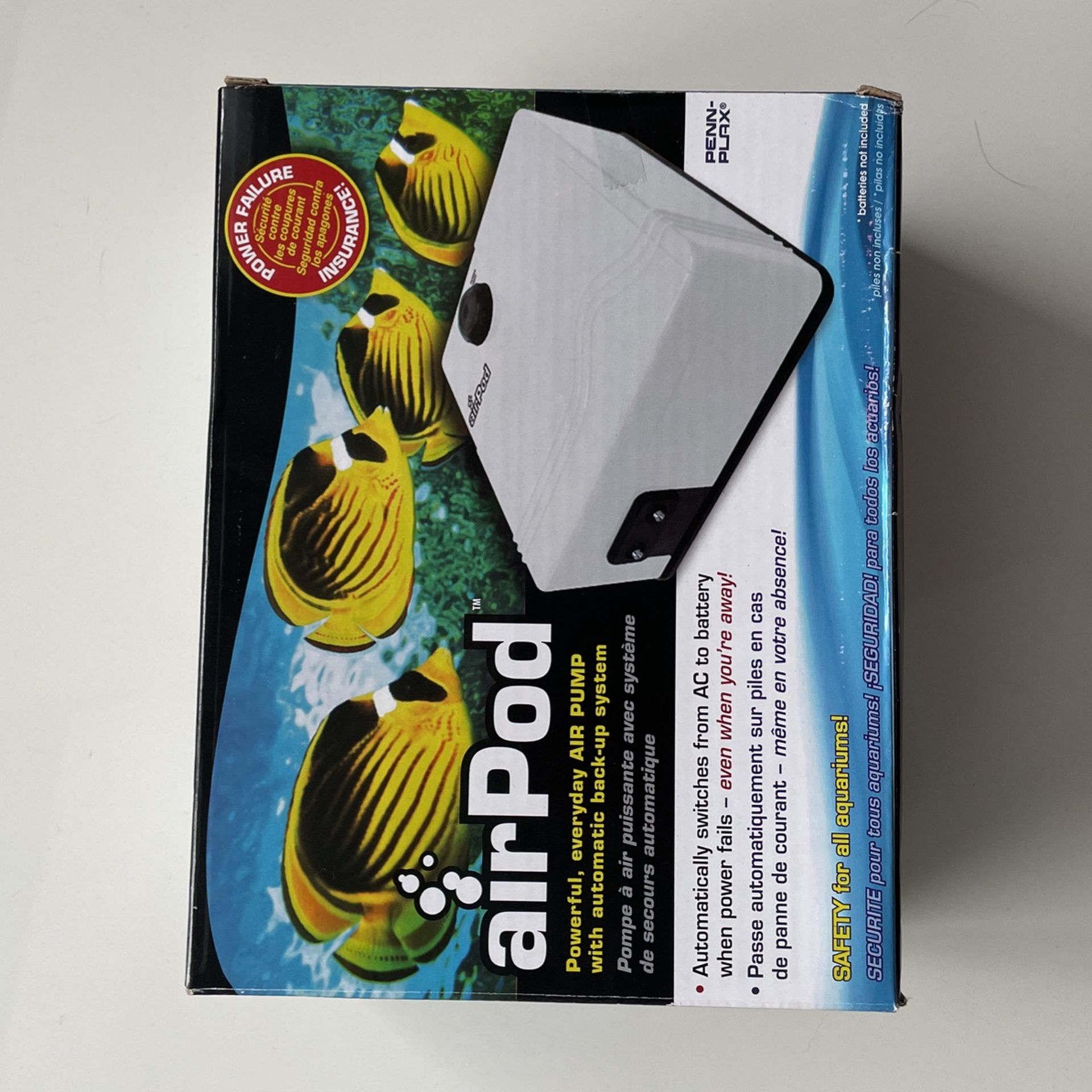 Penn Plax Air-Pod Battery Back-Up Air Pump