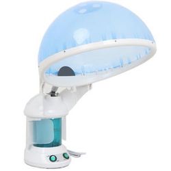 2 In 1 Hair & Facial Steamer With Bonnet