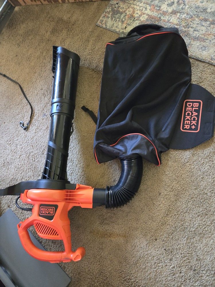 Black and decker leaf blower and vacuum