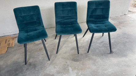 3 dining chairs (clumsy!)