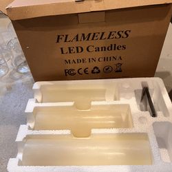 Flameless Tiered Candles Wedding