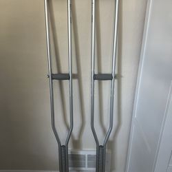 Pair of Crutches, Shower Chair, Shower Cast For Lower Leg