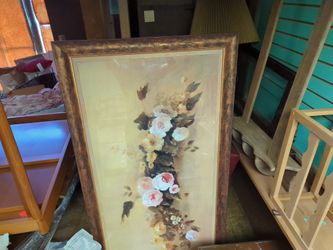 Beautiful Flower Painting Huge