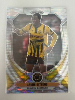 No.44. Card 2025 Panini Prizm Club World Cup Club: Borussia  Silver Diamond Parallel