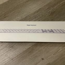 Apple Magic Keyboard with Numeric Keypad - White