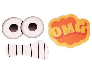 Party Favors | Fabric Decals | Patches | Arts and Crafts | DIY crafts | Trendy | Custom | Pop Culture | 3 pack | ADD Me Ons