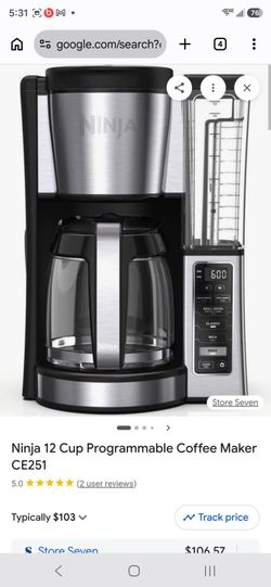 Brand new Ninja 12 Cup Programmable Coffee Maker CE251