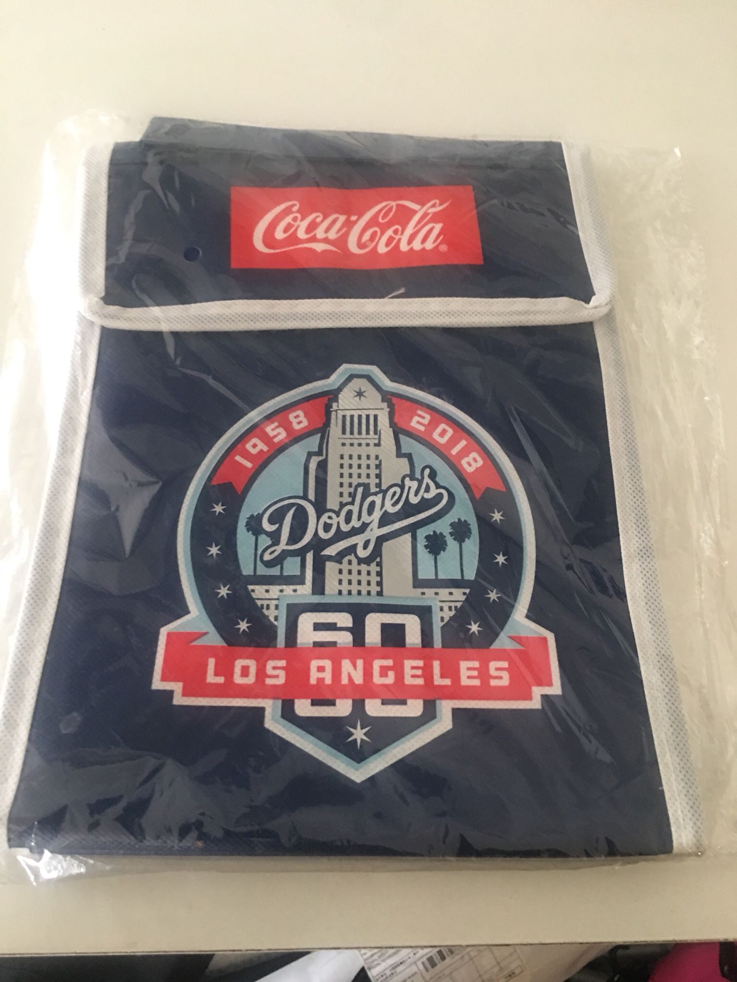 Dodgers 60th Anniversary lunch bag (new in plastic)