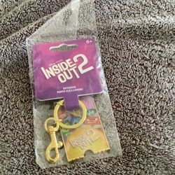 Disney Pixar Inside Out 2 Loungefly Lenticular Ticket AMC Movie Key Chain new sealed