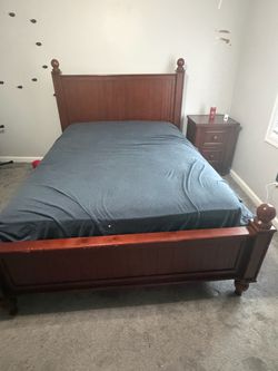 Bed frame with Mattress