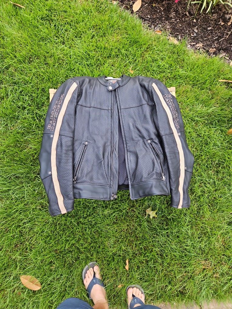 Genuine Harley Davidson Leather Motorcycle Jacket