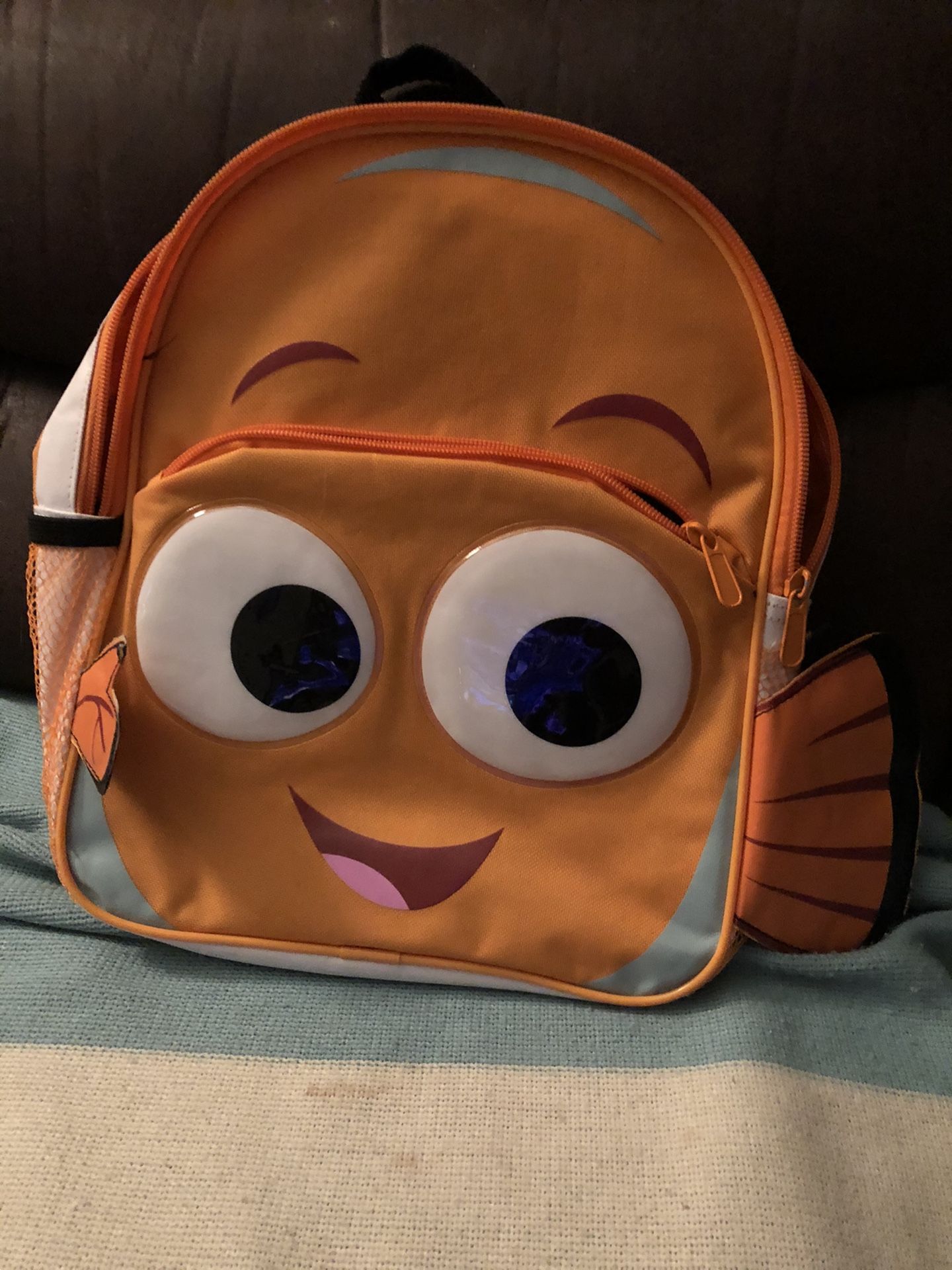 Disney Youfh Finding Dory Nemo Backpack Comfortable Wear, Orange