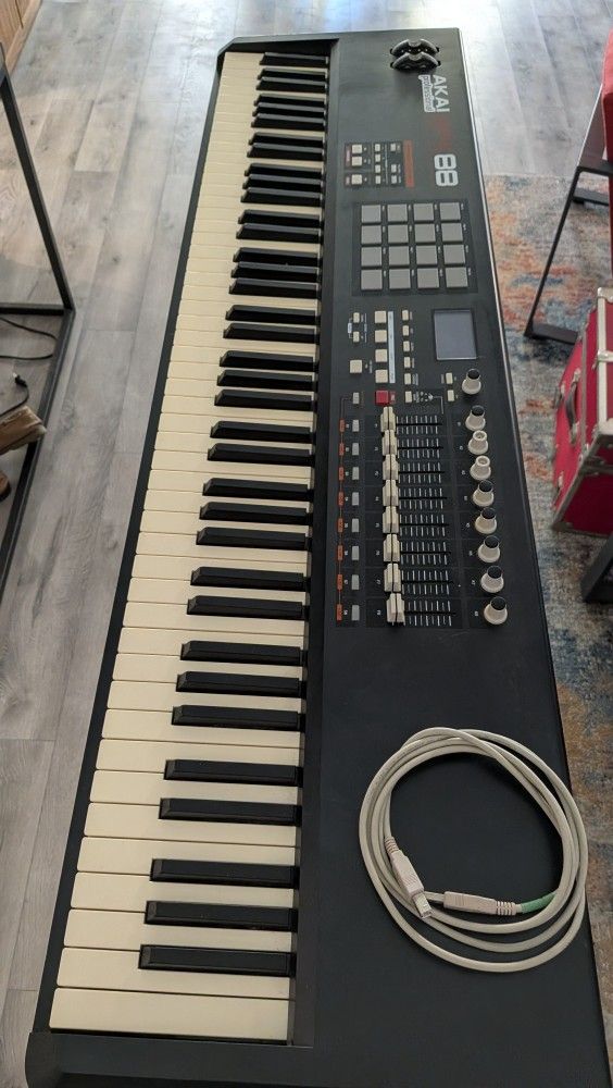 Akai MPK 88 Midi Controller Keyboard.