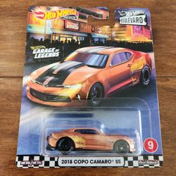 Hot Wheels 2020 Premium 2018 COPO Camaro SS Burnt Orange Garage of Legends Boulevard #9
