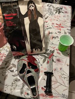 Ghost Face Reaper Child Halloween Costume Set