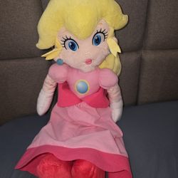 Super Mario Brothers Princess Plush 25"