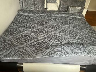 King Size Bed + Mattress 