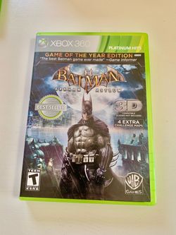 XBOX 360 BATMAN ARKHAM ASYLUM VIDEO GAME