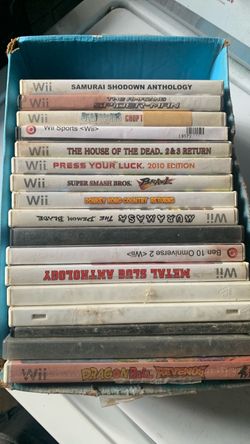 Wii game covers