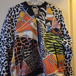 Adidas Animal Print Track Jacket 