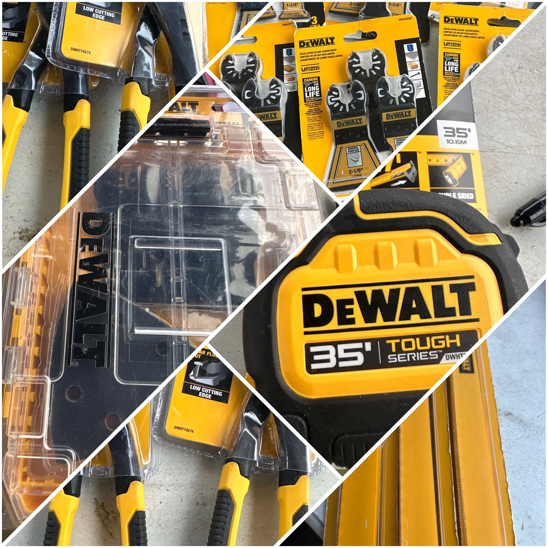 Dewalt Tools 15 piece NEW Everything U See Here best offer takes everything $500 worth of stuff No Trades No Low Ballers