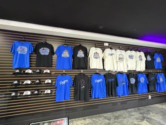 DODGERS SHIRTS/ CAPS