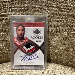 2008-09 Exquisite Basketball Derrick Rose Rookie RPA Patch Auto