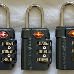 3 TSA LOCKS - Like Brand New, All For $5