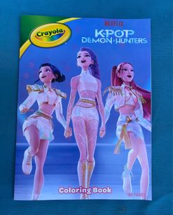 K-pop Demon Hunters Crayola Coloring Book