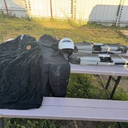 2 Surfboards 2 Wetsuits Surf Racks, Helmet