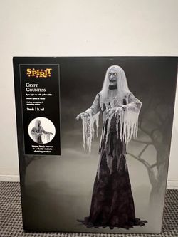 Spirit Halloween Crypt Countess 7 FT Animatronic - New