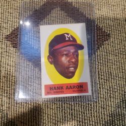 1963 Topps Peel Offs HOF Hank Aaron