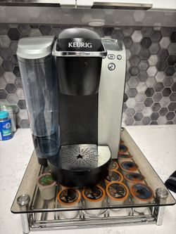 Keurig Coffee Maker And POD Holder