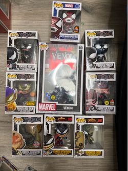 Marvel Venom & Symbiote Funko Pop Lot