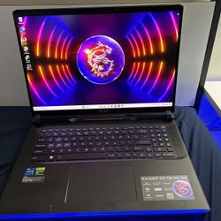 MSI Raider GE78HX 17" 2023 240Hz QHD+ 2.1GHz i7-13700HX 16GB 512GB/1TB RTX 4070 
