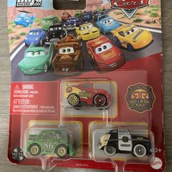 Lightning McQueen Mini Vehicles 3pk