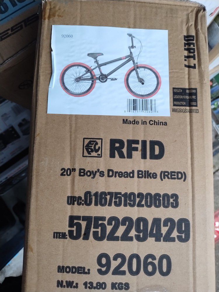 Kent 20" Boys  Dread Bike