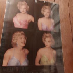 Vintage Marilyn Monroe Poster Still In Wrapper