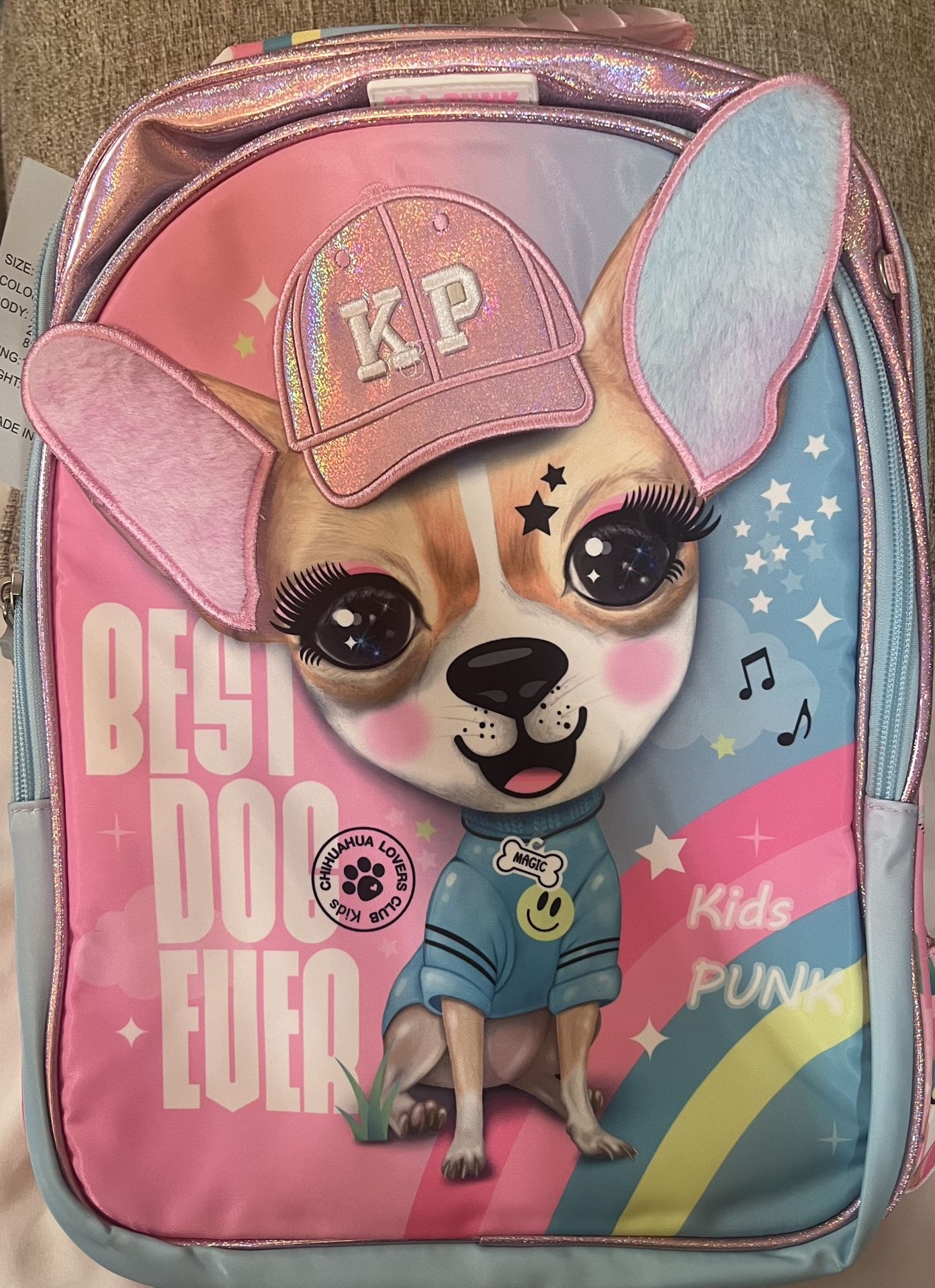 Girls Backpack Kids Backpacks, Cute Dog Backpack