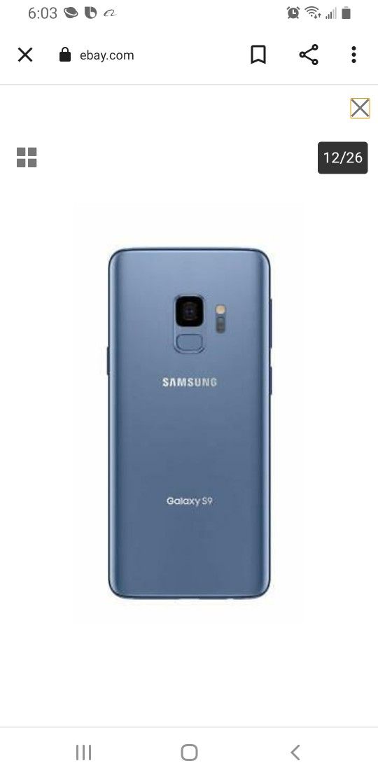 New Samsung S9 Unlock To Any Carrier  Navy Blue No Cracks No Issues Even Come With 128gbt SD Card