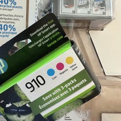 HP Printer Ink 910xl And 910 Cyan Magenta Yellow And Black 