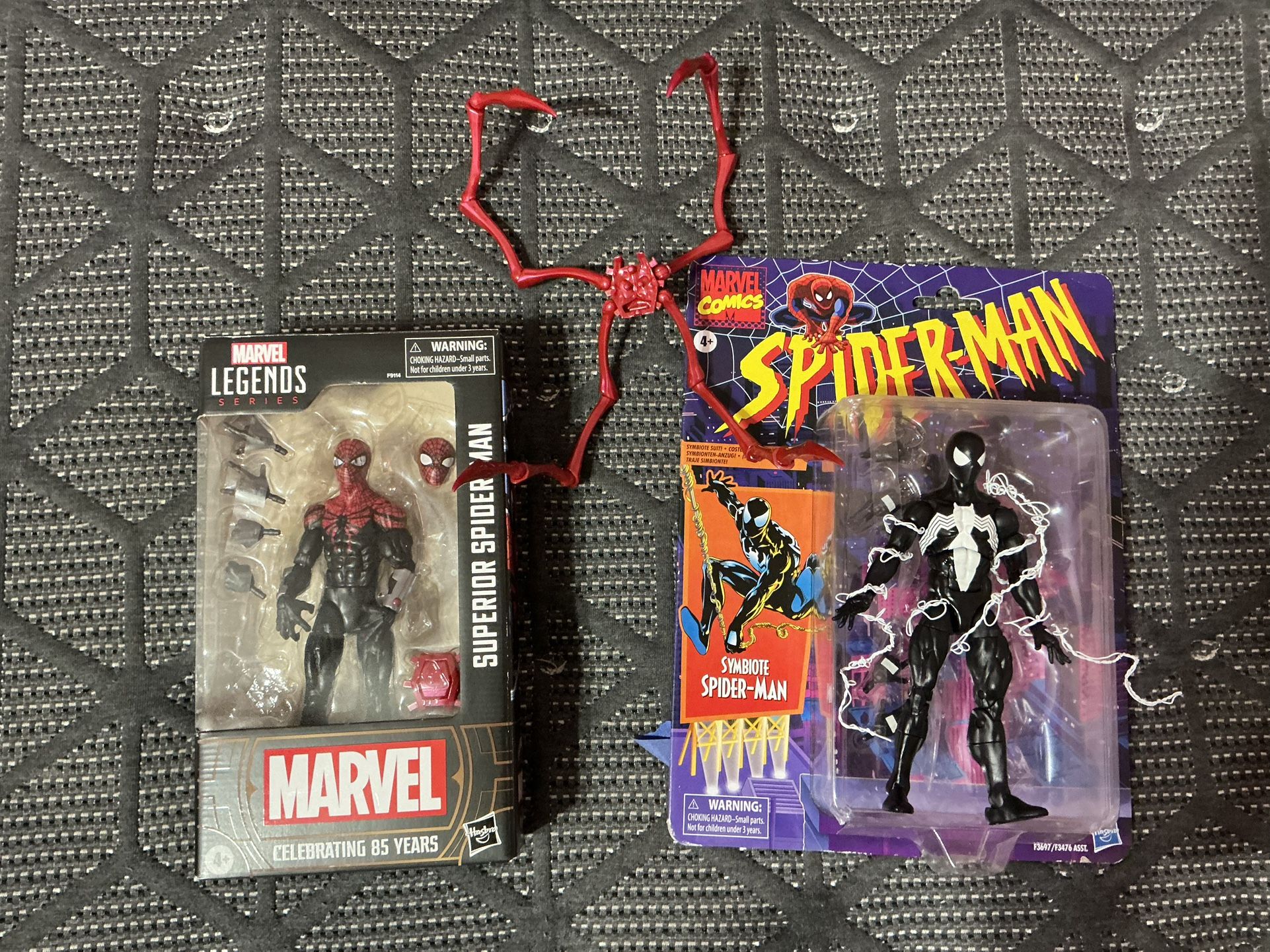 Marvel legends superior spider man marvel legends symbiote spider man 