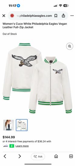 Philadelphia eagles womens jacket